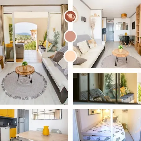 Le Tropik, Panoramic Sea View, Appartement Grimaud